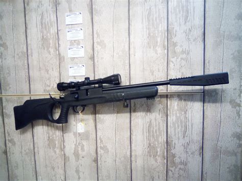 You can fit a telescopic sight to it or use the open sights. . Milbro co2 rifle